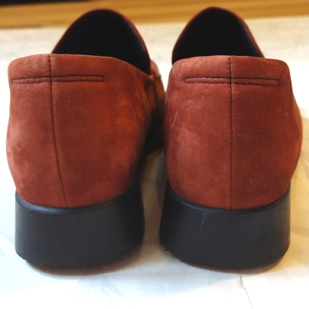 Rockport sienna Brown suede loafers